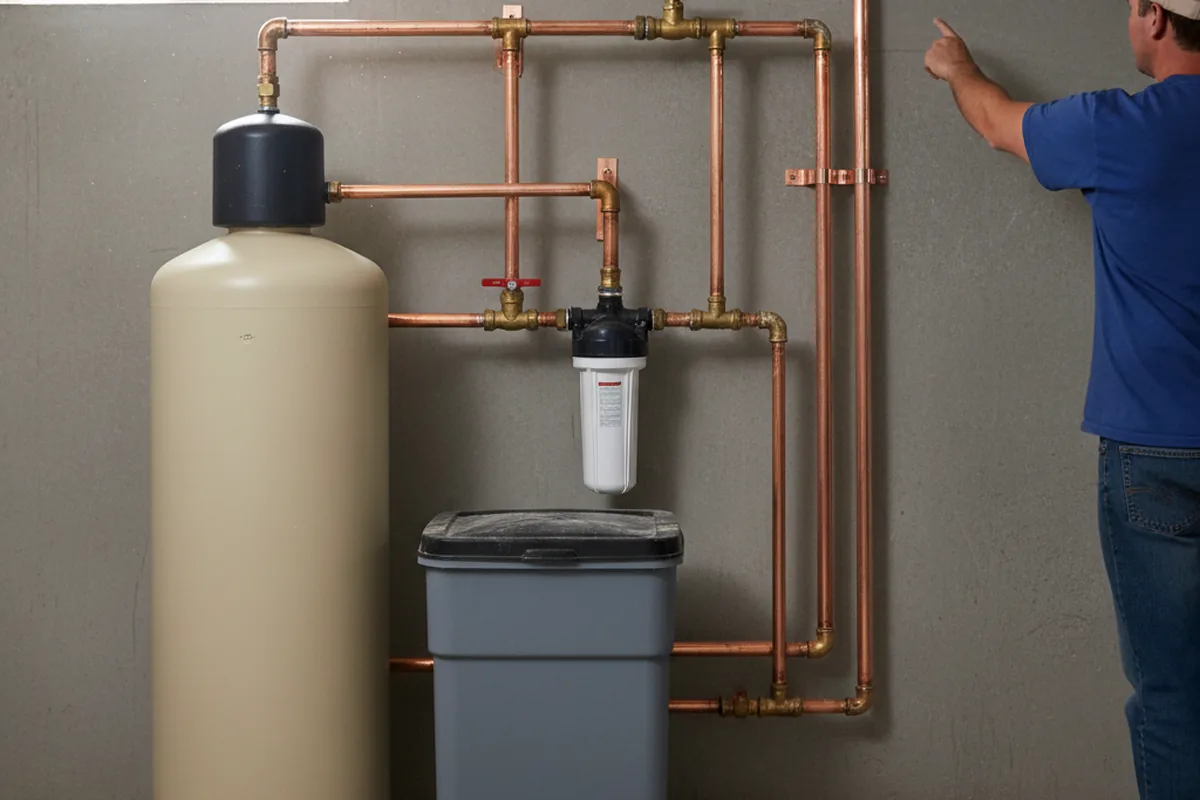 Whole-house water treatment system installed in Penhook